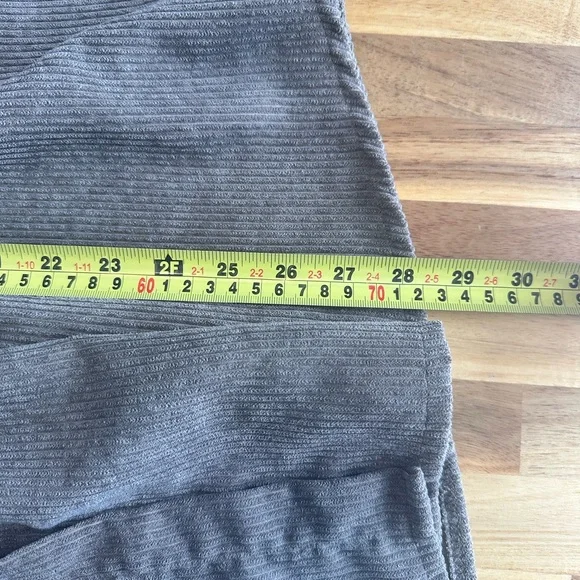 Woman's Taupe Corduroy Lightweight Ruffled Jacket‎ size XL - Picture 11 of 11